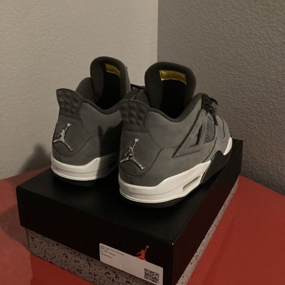 Size 10 - Jordan 4 Retro Low Cool Grey